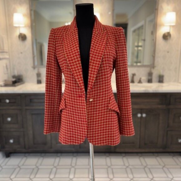 L'Agence Chamberlain Houndstooth Blazer. EUC. No Flaws. Size 2. - Picture 4 of 10